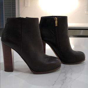 Brown Vince Camuto booties